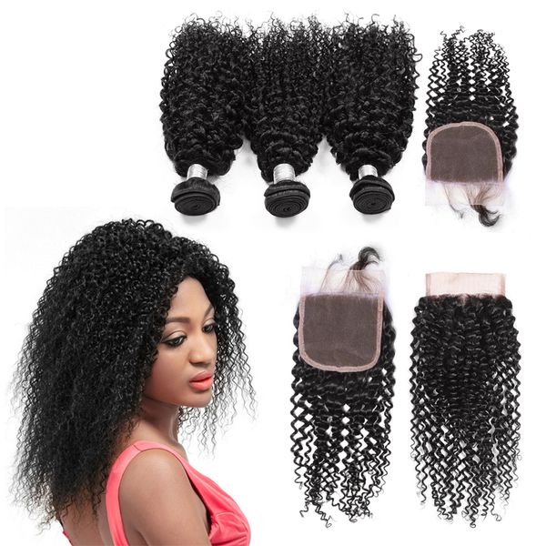 Beautiful Human Hair Weaving 8 30 Inch Kinky Curly Weave Hair