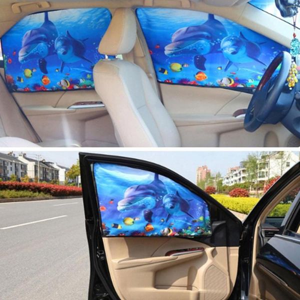 

car side window sunshade car block insulation sunshade vehicle shade undersea world accessories
