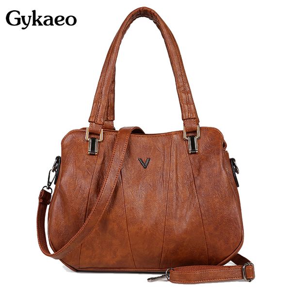 

gykaeo handbags women bags fashion tote bag ladies soft leather shopping small crossbody shoulder bag sac a main