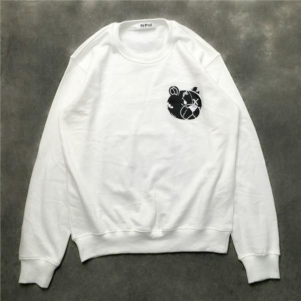 

mens designer hoodies givh8 new fashion brand luxury cartoon animation bully bear printed sanitary clothes, Black