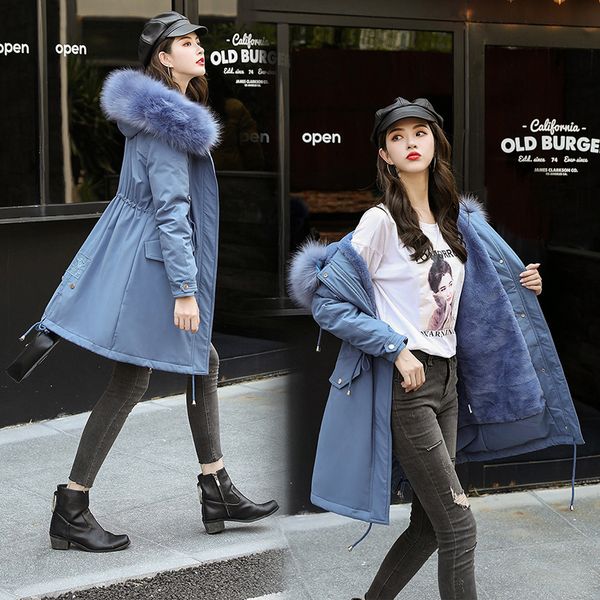 

ins down cotton-padded clothes easy cotton-padded jacket 2019 tide student back season cotton suit woman season loose coat, Black