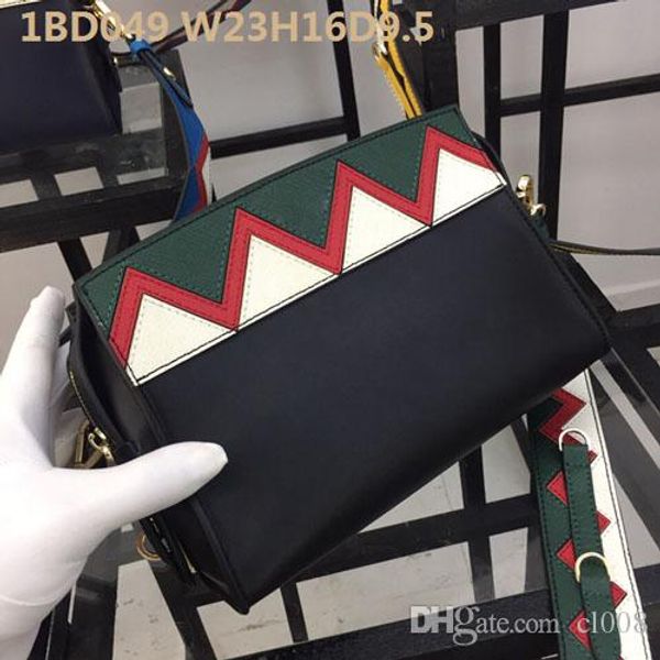 

designer shoulder bags female small casual bags real cow leather luxury hardware with detachable long belt short zipper bags with box