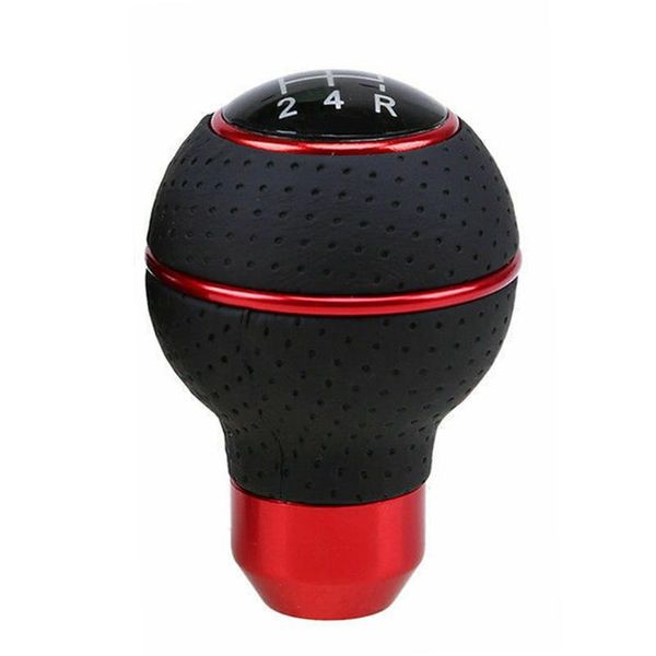 

inner gear shift knob artificial leather+aluminum replacement universal