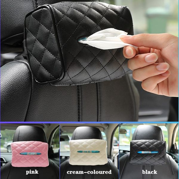 

car sunshade seat back tissue box cover car use mounted tissue box rack package