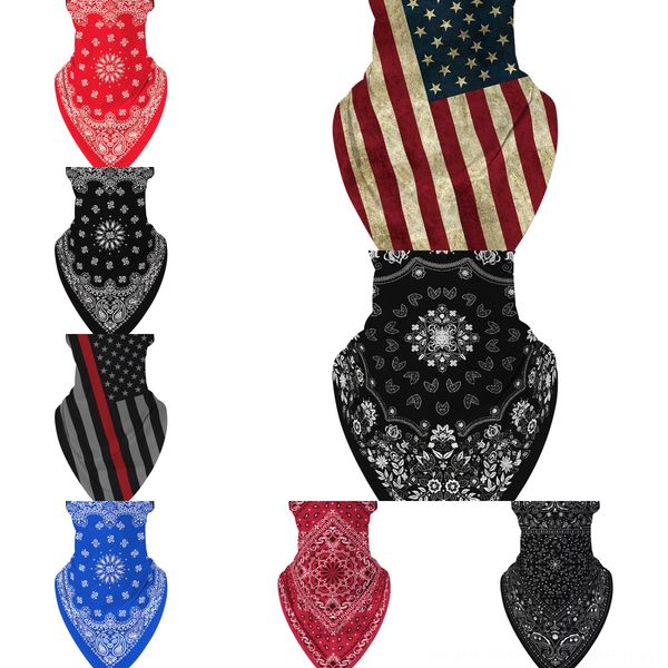 

rhzrk spots ring bandana fashion mask seamless skull scarf outdoor scarf bandana wolf mouth face mask novelty face, Black