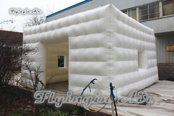 Tenda inflável personalizada do cubo da anúncio 6m * 6m A casa impermeável explodiu a barraca para o partido e o evento