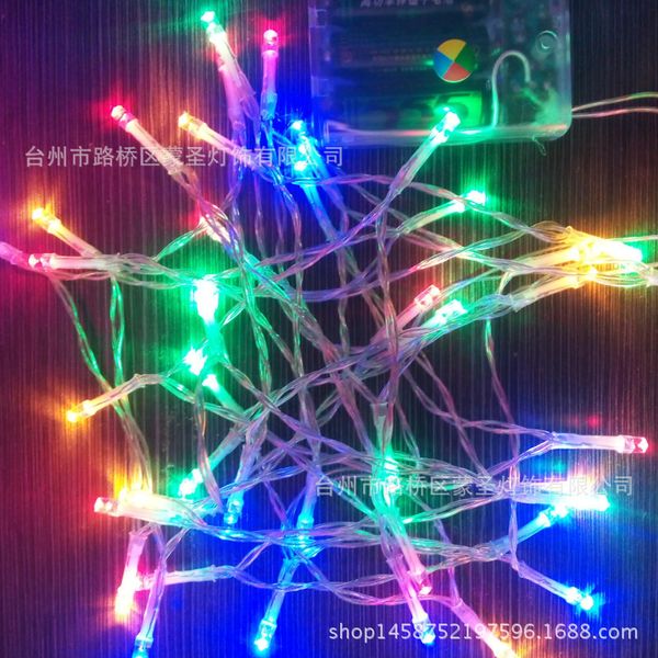 

30 head led battery coloured lights string baby's breath display window brightening wedding anniversary festival christmas decoration l