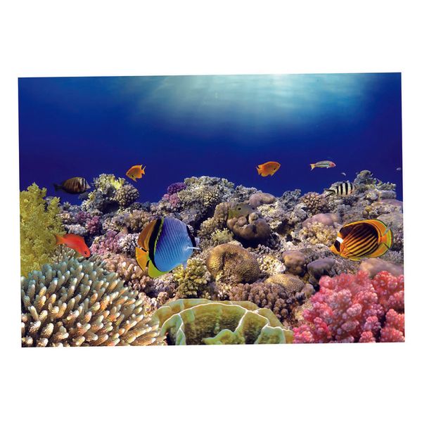 

aquarium background fish tank sticker undersea world pvc aquarium decorative mural decal