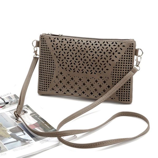 

women leather vintage shoulder crossbody bag envelope tote satchel purse f42a