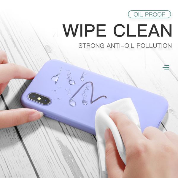 

iphone x fundas tapa trasera case liquid silicone candy color skin cover for iphone xr xs 11 pro max 6 6s 7 8 plus 7p 4s 5se coque capa