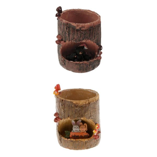 

cute planter succulent container bonsai through box- rabbit / bear design