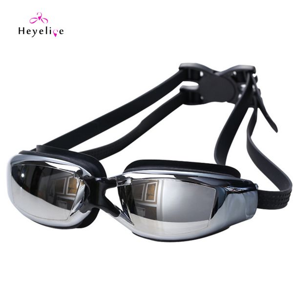 

new optical swimming goggles farsighted myopia men women anti fog adjusted swim eyewear breaking uv swimming silicone glasses
