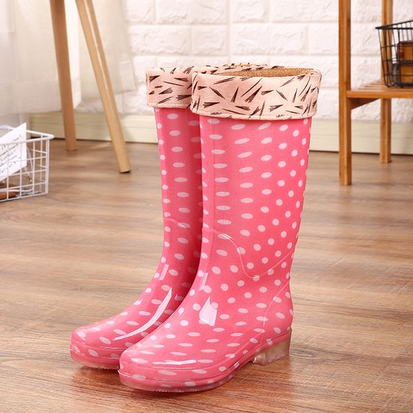 

ladies waterproof rain boots female mid-calf fashion women rubber rain boots girls shoes rainboots pvc rain shoes, Black