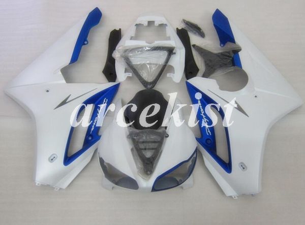 

новый abs литья под давлением мотоцикла обтекатели kit подходит для triumph daytona 675r 2006 2007 675 2008 06 07 08 пользовательские белый