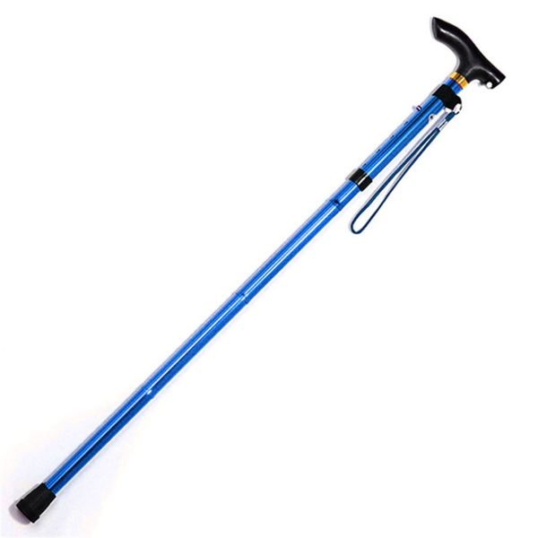 

4sections aluminum alloy adjustable canes folding trekking poles hiking pole walking stick