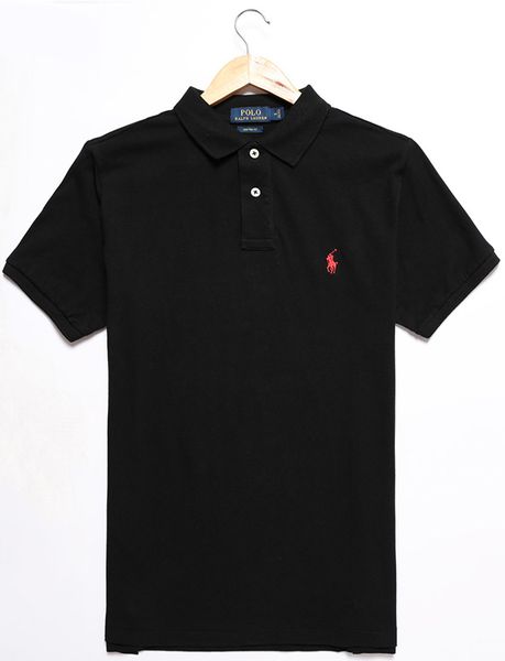 

Whole ale 22color 100 cotton men ummer polo hirt u a american flag polo men hort leeve port polo 309 man coat