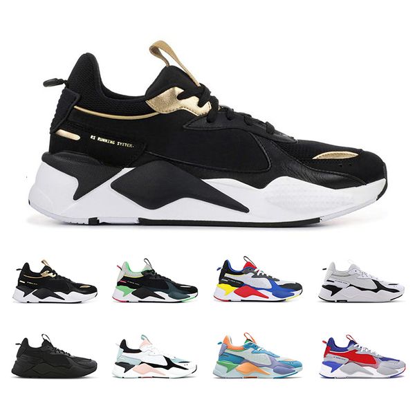 

fashion rs-x reinvention casual mens running shoes triple black dad creepers men women trainer sports sneakers size 36-45