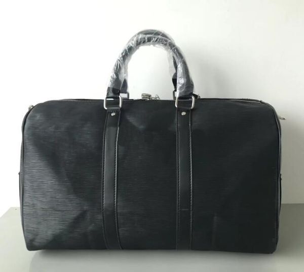 

2020 new fashion men women red travel bag duffel bag luggage handbags large capacity sport bag speedy 45 bandouliere keepall
