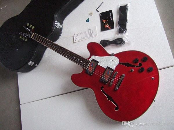 

wholesale electric guitar with silver hardware and white pichguar