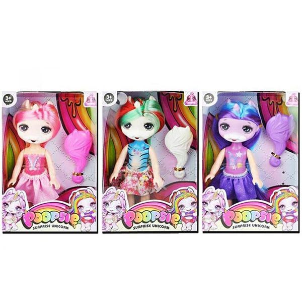 Acheter Paquet Cadeau Poupées Licorne Avec Accessoires Poupées Kawaii Fantaisie Pour Filles Jouets 6 Pouces 15cm 3 Couleurs De 58734 Du Mk665e323