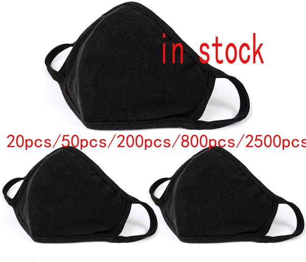 

in stock anti dust face mouth cover pm2.5 mask respirator dustproof anti bacterial washable reusable ice silk cotton masks