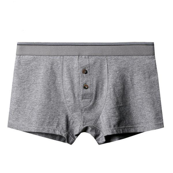 

new sell quality fashion men's boxer shorts man cotton underwear male panties men large size underpant fat, Black;white