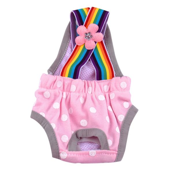 

dots pet dog diaper dog woman underwear sanitary physiological dog pants washable female shorts panties menstruation panties