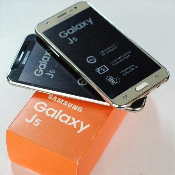 

Оригинальный Samsung Galaxy J5 J500F j5008 Четырехъядерный 1.5GB RAM 16GB ROM 5.0 "3G WCDMA отремонтированный телефон с принадлежностями Sealed Box