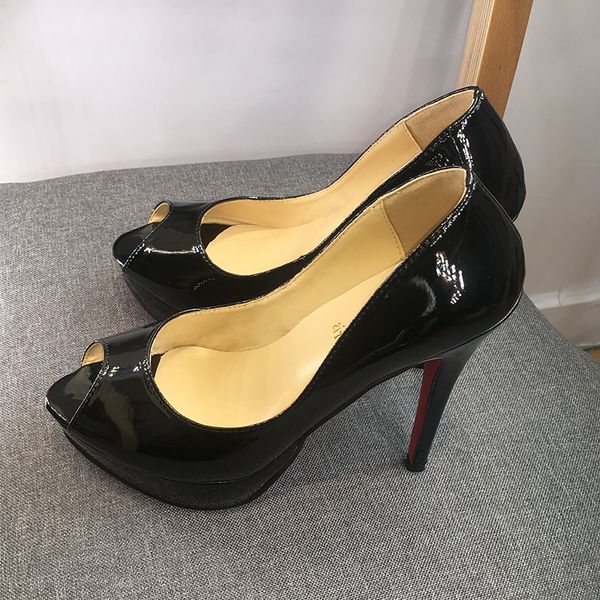 

С Box Дизайнер Классические Женщины Туфли На Высоких Каблуках Туфли На Платформе Т