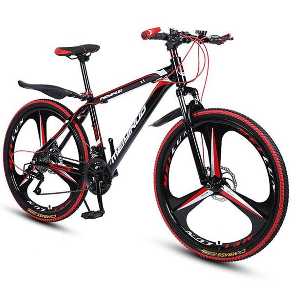 

bicycle 26-inch steel 21/24/27-speed mountain bike steel bicycles dual disc brakes variable speed road bikes racing bicycle