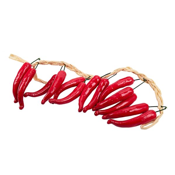 

artificial chilli string peppers hanging string home decor vegetable red pet supplies home garden