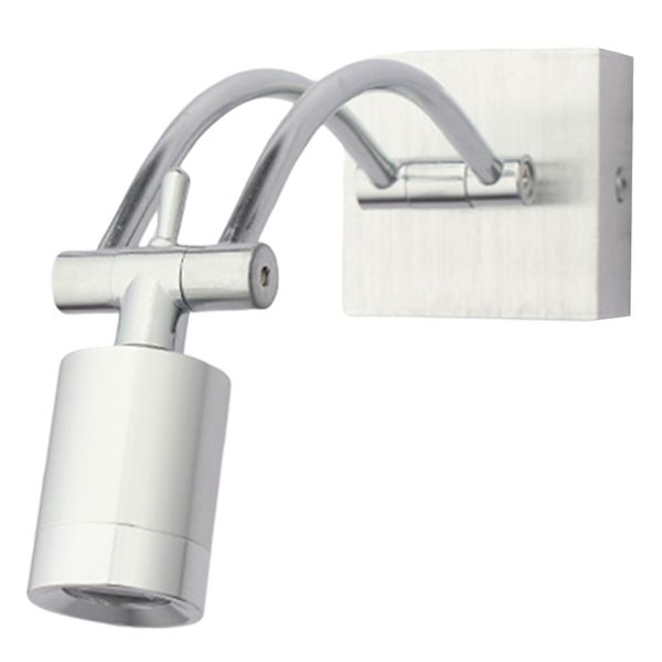 

led bedside lamps reading silver spotlights indoor wall light