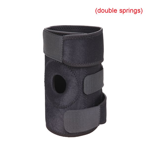 

support patella sports brace men women adjustable protective gear fitness knee pads breathable crash proof for arthritis pain, Black;gray