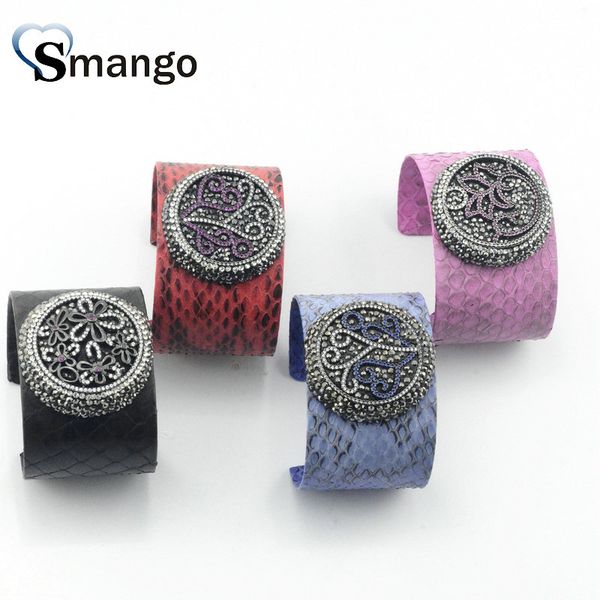

5pcs bracelets for women,character design colorful snakeskin bangles, Black
