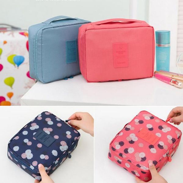 

multifunction travel cosmetic bag women makeup bags toiletries organizer waterproof female storage make up cases