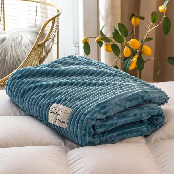 

air conditioning blanket summer nap throw thin home double coral velvet blanket warm soft flannel towel quilt knitted