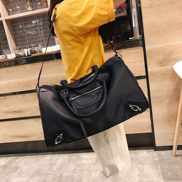 

горячая марка большой емкости мужская дорожная сумка женщины водонепроницаемый нейлон ручной клади сумка многофункциональный путешествия вещ