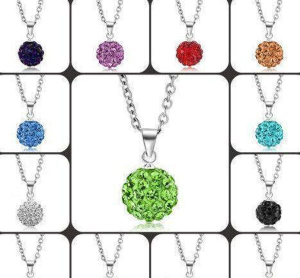 

choker diamond chains necklace imitation diamond ladies silver necklaces wholesale jewelry charms ball crystal diamond chain necklaces