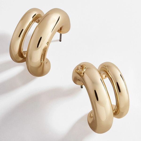 

zwpon geometric alloy half-round snail earrings for women female stud earrings vintage jewelry, Golden;silver