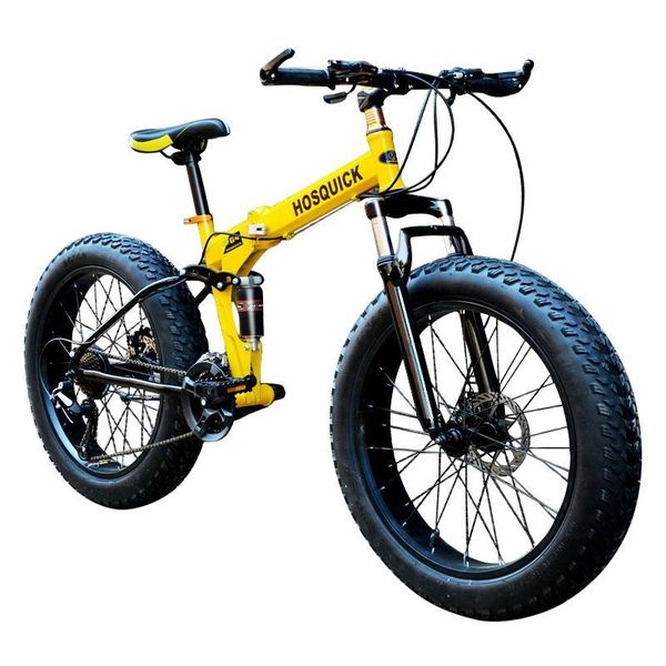 

off-road folding racing mountain bike folding mountain bike beach snowmobile 30-speed male and female double shock absorption cross-country, Silver;blue