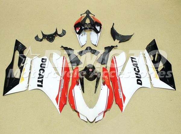 

новое abs литье под давлением мотоциклов полных обтекатели комплектов, пригодный для ducati 899 1199 panigale 2012 2013 2014 12 13 14 кузово