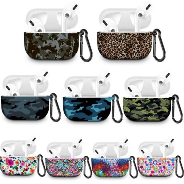 

silicone airpods pro 3 cover protective silicone case wireless bluetooth headphone airpods 3 cover shockproof airpods cover a02