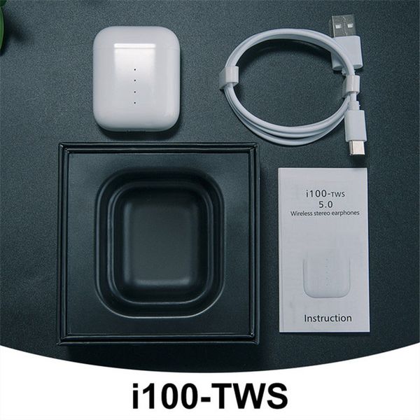 

mini i100 /i12 tws near 1: 1 charge touch pop up earphone wireless bluetooth 5.0 earphone i100tws pk i20 i30 i80 i200 for phone earphones