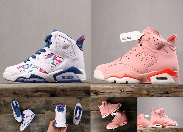 

2019 millennial pink 6s vi og basketball shoes women 6 gs white green abyss sneakers 6s gs sale trainers for women
