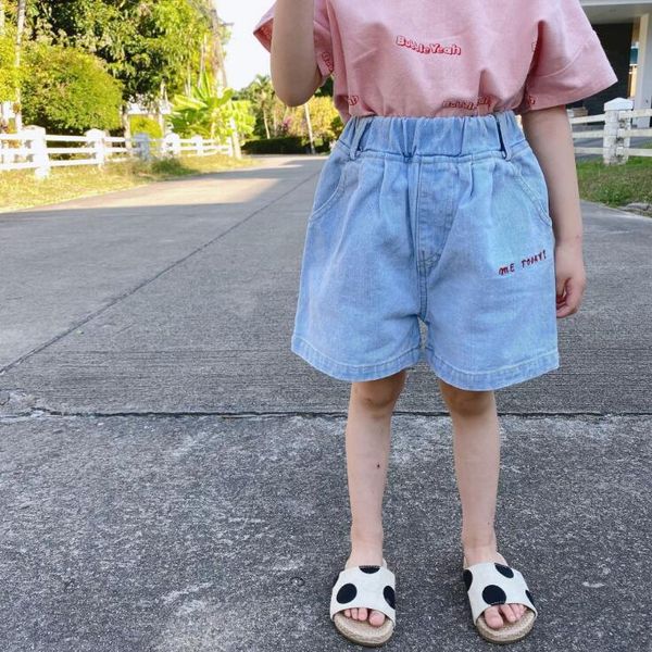 

2020 new girls denim shorts summer fashion girls shorts 1-6t ho528, Black