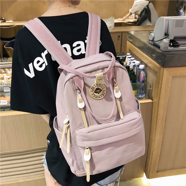 

fashion women's backpack, classic schoolbag, waterproof nylon durable backpack, 15 inch lapwomen's travel backpack