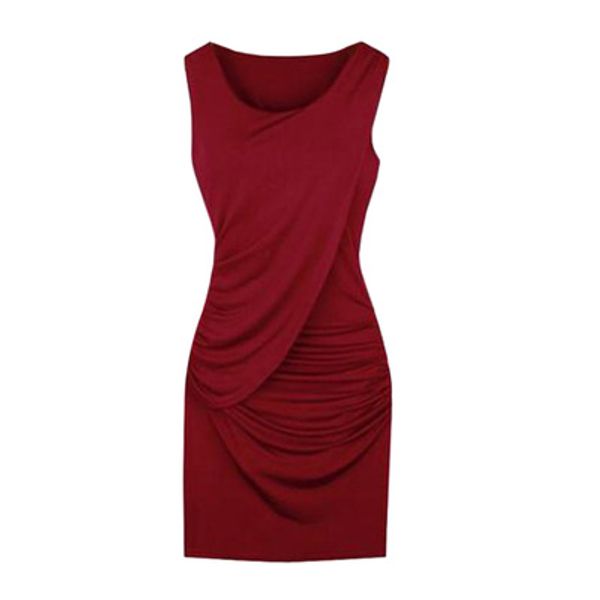 

womens designer spring summer new sleeveless dress ladys solid color casual dress women plus size dresses 2020 new fashion style selling, Black;gray