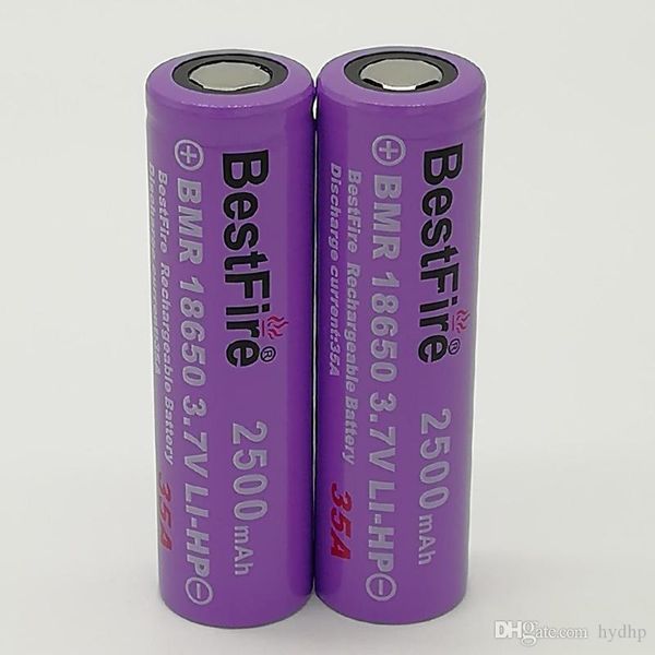 

100% ire 18650 battery 2500mah imr 3.7v 2500 35a rechargable lithium batteries cell