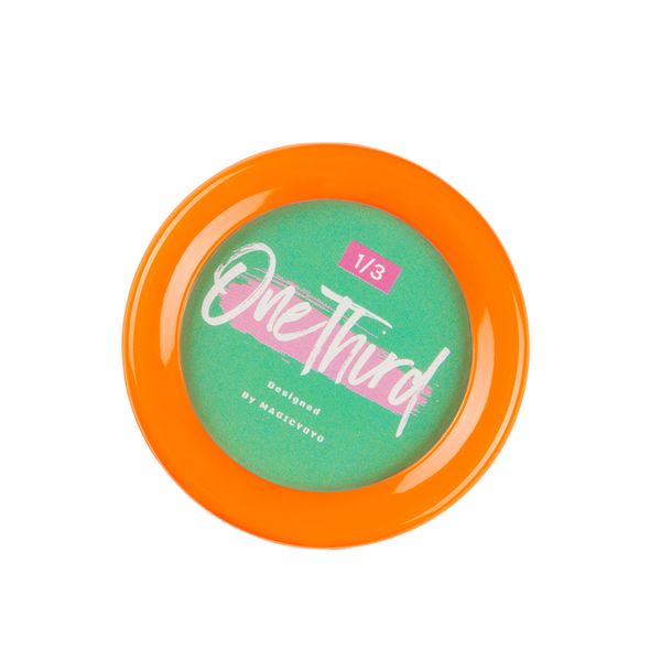 

responsive yoyo d2 1/3 one third abs professional yo-yo ball for 1a 2a 3a 5a string trick play spin toy - orange