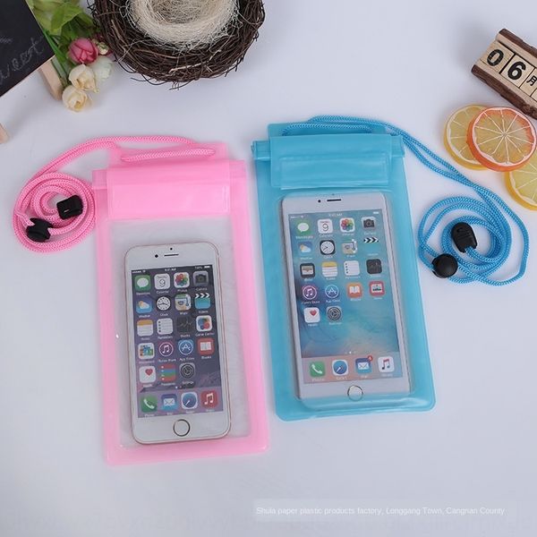 

cover bag cocoa touch screen pvc mobile phone waterproof bag diving swimming mobile phone dust waterproof cover